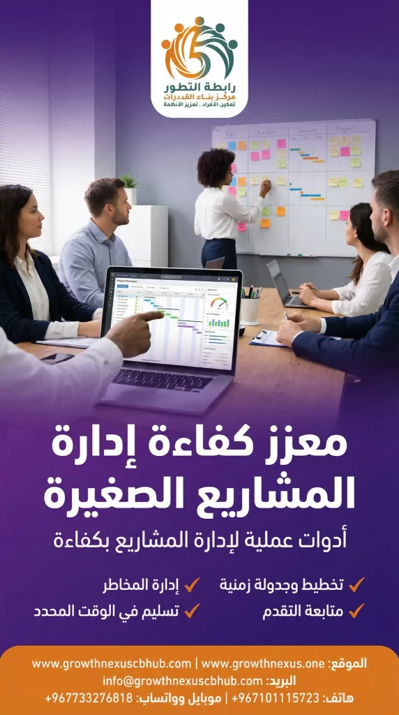 كفاءة إدارة المشاريع الصغيرة