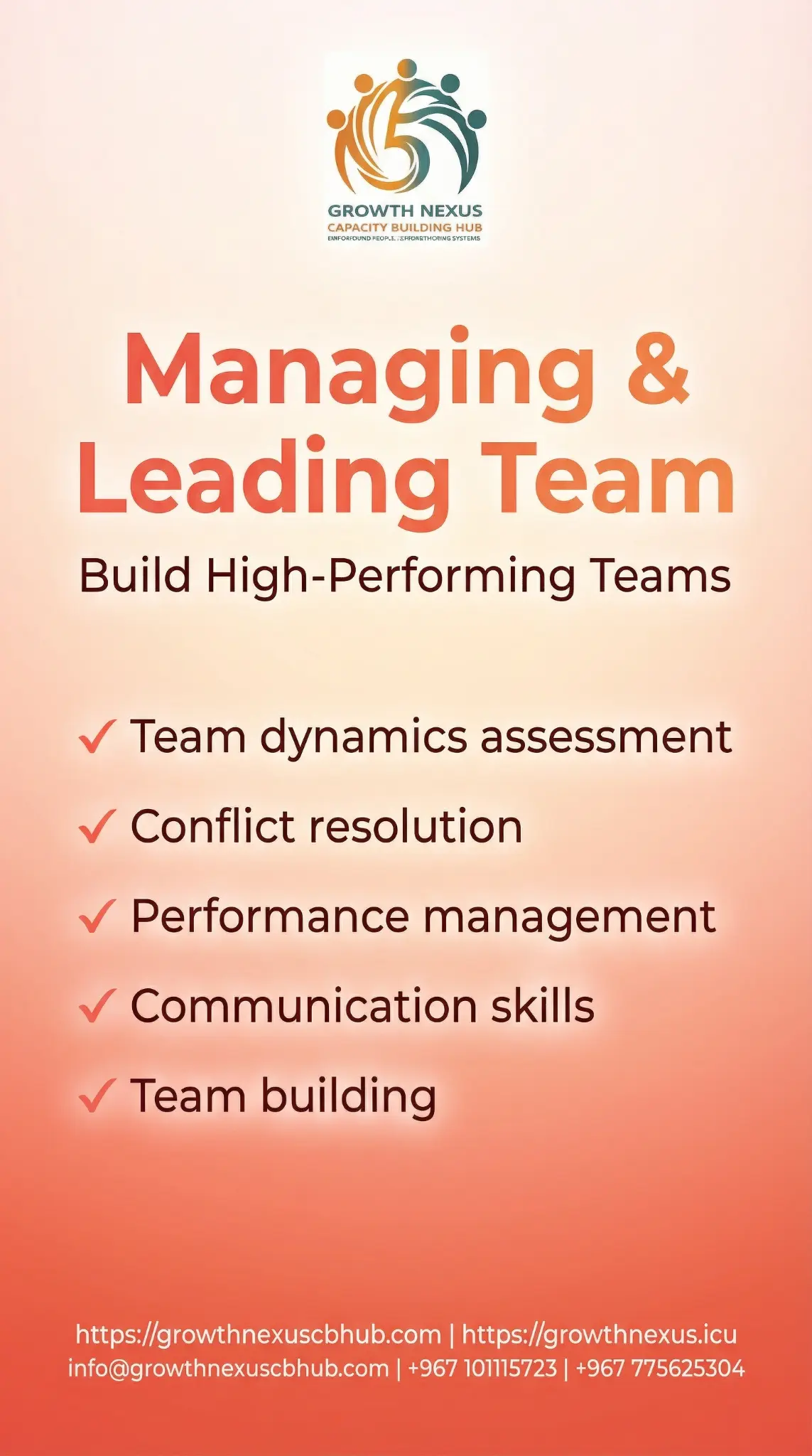 Managing & Leading Teams